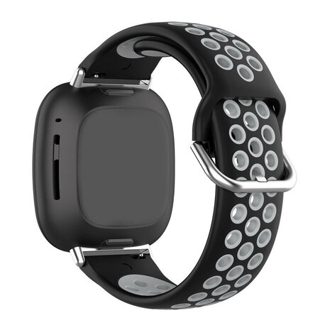 Strap-it Strap-it Bracelet sport Fitbit Sense 2 (noir/gris) Strap-it Strap-it Bracelet sport Fitbit Sense 2 (noir/gris)