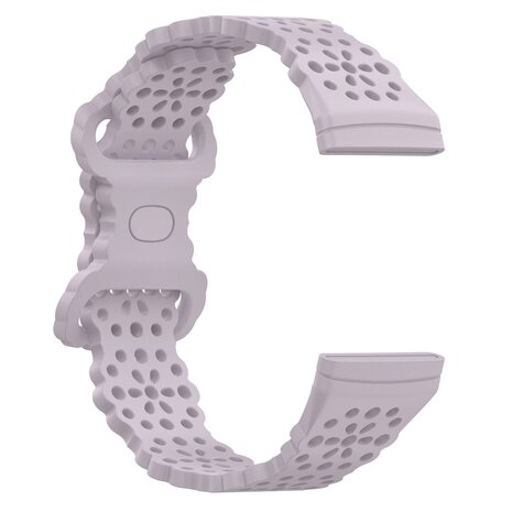 Strap-it Strap-it Bracelet silicone avec motif Fitbit Sense (lila)