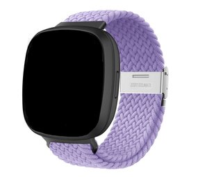 Strap-it Bracelet tressé réglable Fitbit Sense (lila)