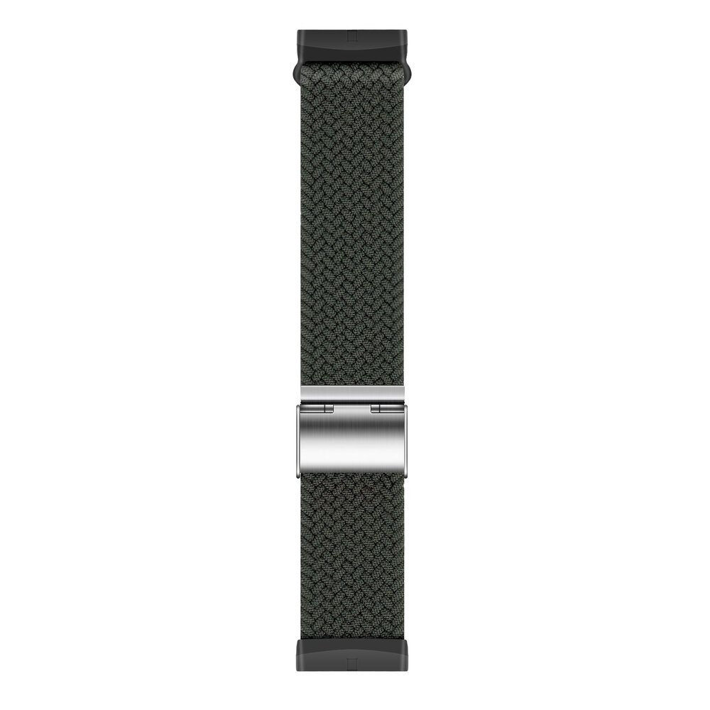 Strap-it Strap-it Bracelet tressé réglable Fitbit Sense (vert foncé)