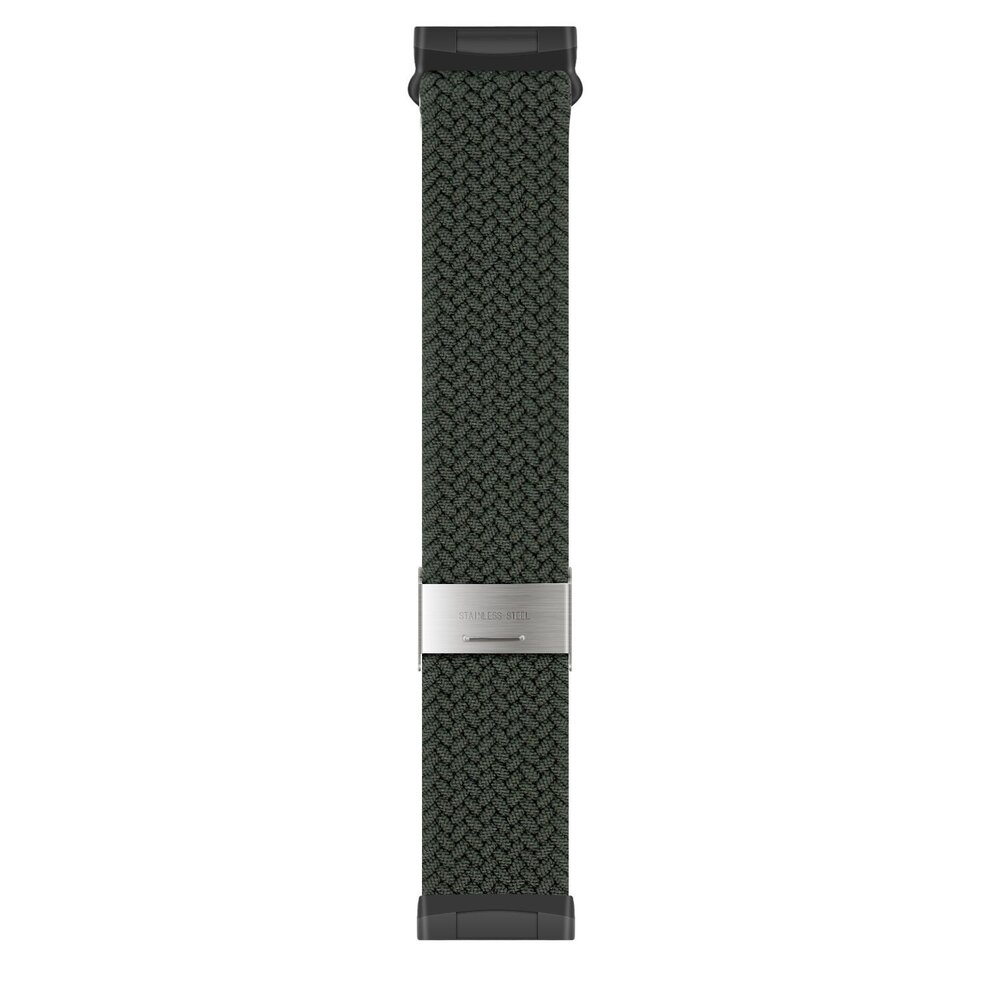 Strap-it Strap-it Bracelet tressé réglable Fitbit Sense (vert foncé)