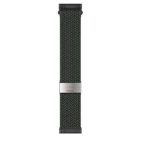 Strap-it Strap-it Bracelet tressé réglable Fitbit Sense (vert foncé)