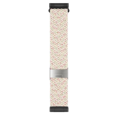 Strap-it Strap-it Bracelet tressé réglable Fitbit Sense (beige melange)