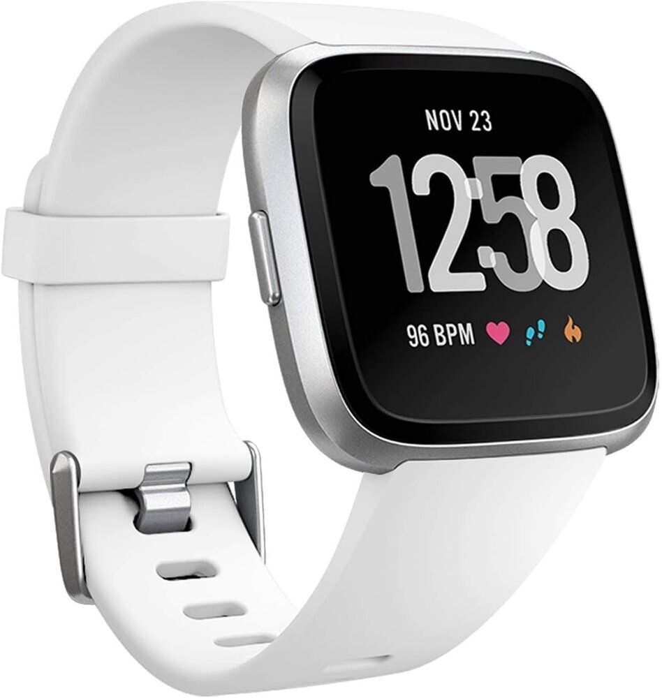 Strap-it Strap-it Bracelet silicone Fitbit Versa (blanc)