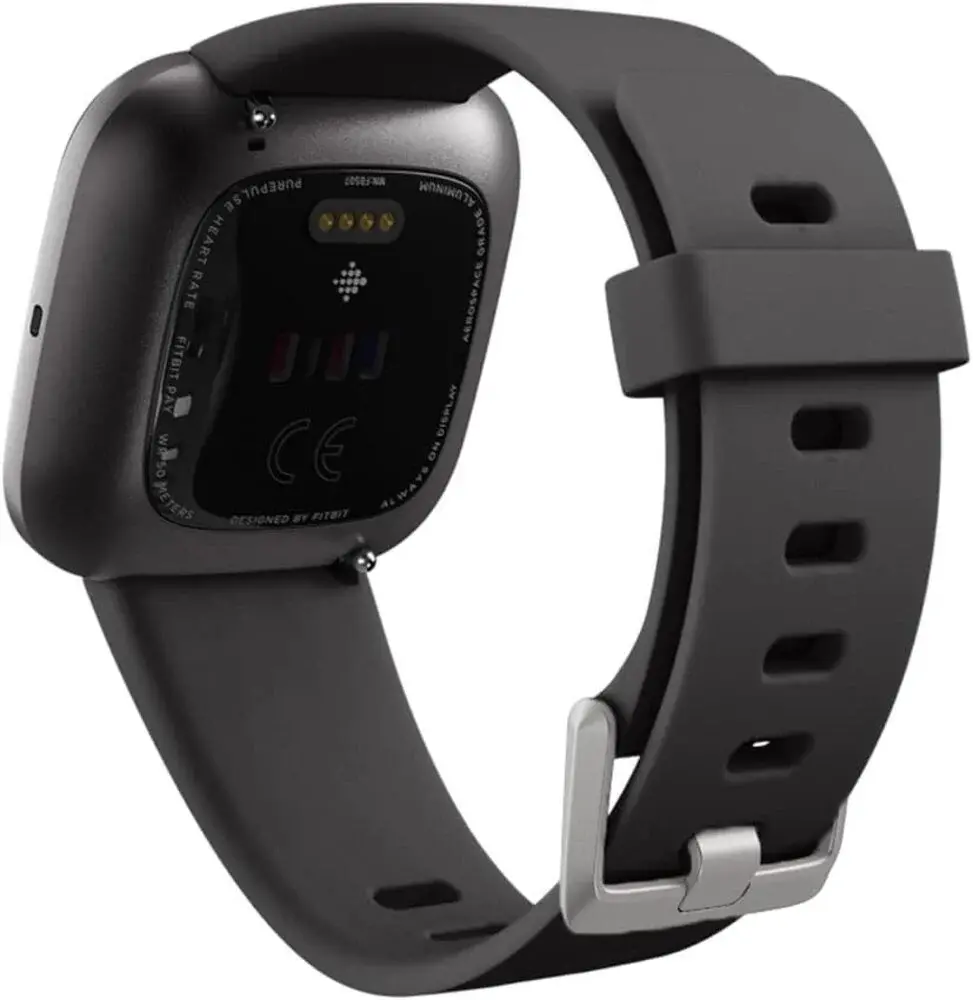 Strap-it Strap-it Bracelet silicone Fitbit Versa (noir)