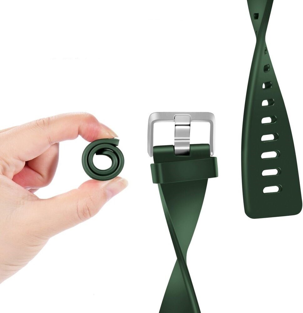 Strap-it Strap-it Bracelet silicone Fitbit Versa (vert)