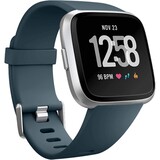 Strap-it Bracelet silicone Fitbit Versa (grisbleu)