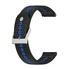 Strap-it Strap-it Bracelet silicone Suunto 5 Peak (noir/bleu) Strap-it Strap-it Bracelet silicone Suunto 5 Peak (noir/bleu)