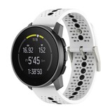 Strap-it Bracelet silicone Suunto 5 Peak (blanc/noir)