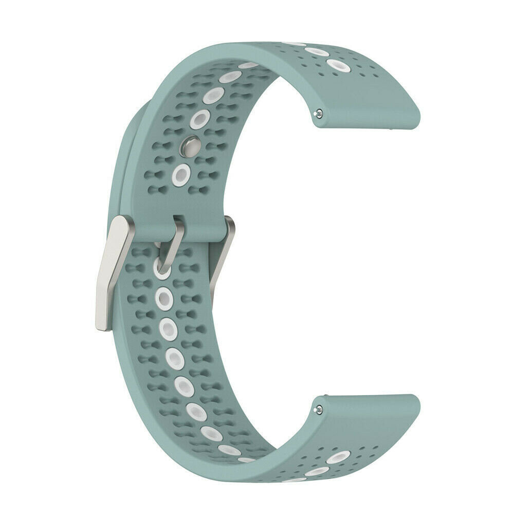 Strap-it Strap-it Bracelet silicone Suunto 5 Peak (vert-gris/blanc)