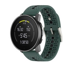 Strap-it Bracelet silicone Suunto Vertical (vert/noir)