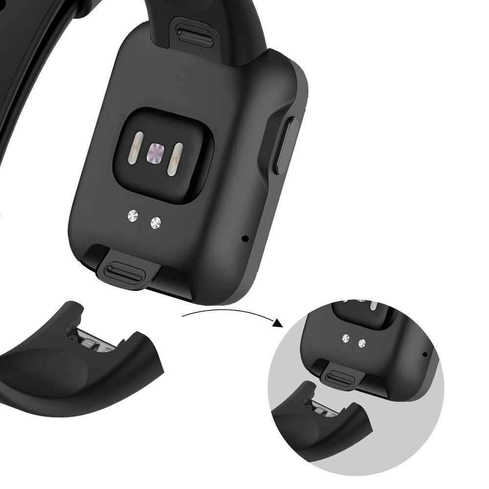 Bandz Bandz Bracelet silicone 'Classic' Xiaomi Mi Watch Lite (noir)