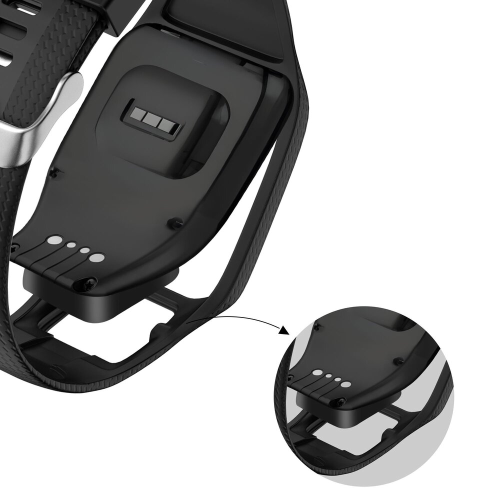 Bandz Bandz Bracelet silicone 'Classic' TomTom Golfer 2 (noir)