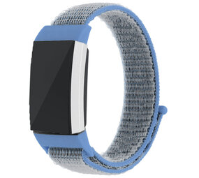 Strap-it Bracelet nylon Fitbit Charge 2 (bleu)   