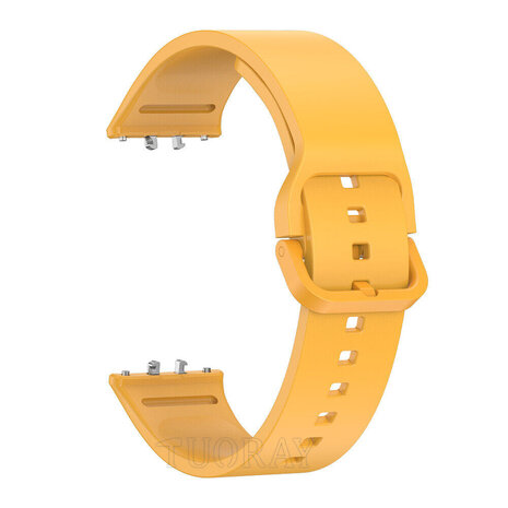 Strap-it Strap-it Bracelet silicone Samsung Galaxy Fit 3 (jaune)
