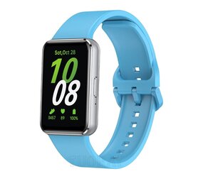 Strap-it Bracelet silicone Samsung Galaxy Fit 3 (bleu clair)
