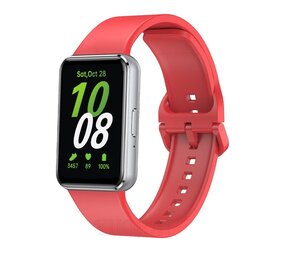 Strap-it Bracelet silicone Samsung Galaxy Fit 3 (rouge)