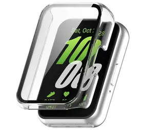 Strap-it Coque rigide avec verre Samsung Galaxy Fit 3 (transparant)