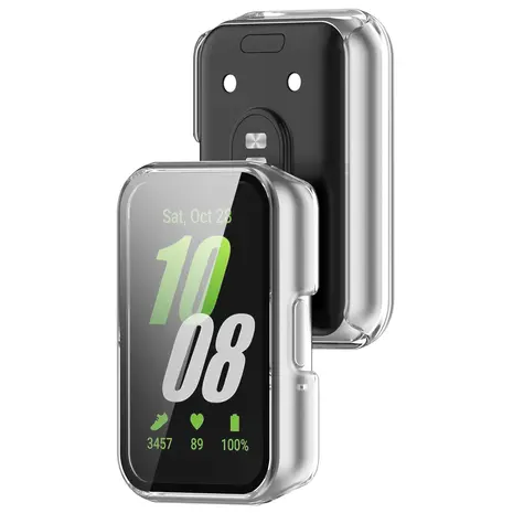 Strap-it Strap-it Coque rigide avec verre Samsung Galaxy Fit 3 (transparant)
