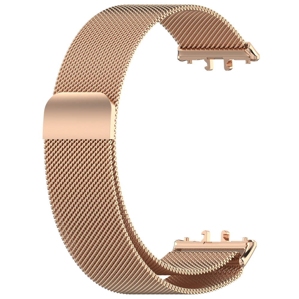 Strap-it Strap-it Bracelet Milanais Samsung Galaxy Fit 3 (or rose)
