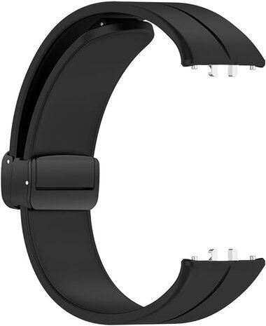 Strap-it Strap-it Bracelet silicone avec D-buckle Samsung Galaxy Fit 3 (noir)