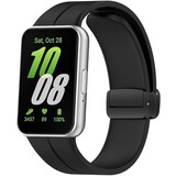 Strap-it Bracelet silicone avec D-buckle Samsung Galaxy Fit 3 (noir)