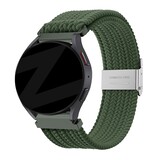 Bandz Bandz Bracelet nylon tressé Withings ScanWatch 2 - 42mm (vert olive)