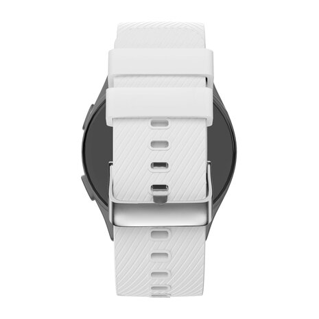Bandz Bandz Bracelet silicone 'Deluxe' Withings ScanWatch 2 - 42mm (blanc)