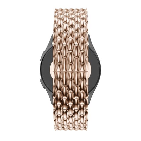 Bandz Bandz Bracelet acier 'Dragón' Withings ScanWatch 2 - 42mm (or rose)