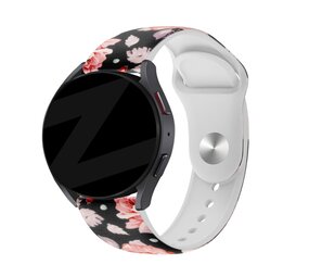 Bandz Bandz Bracelet silicone 'Flowers' Withings Steel HR - 40mm