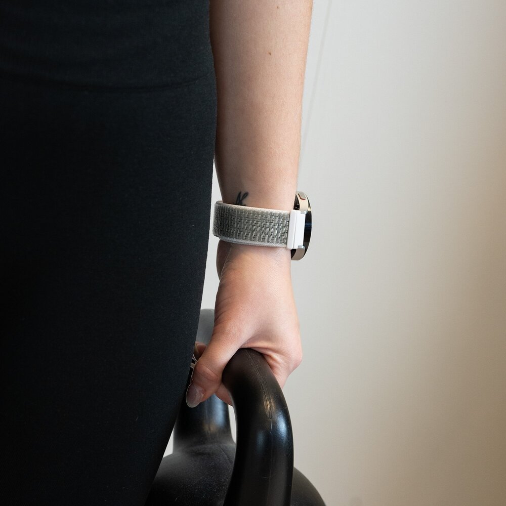 Bandz Bandz Bracelet nylon loop Withings Steel HR Sport (gris)