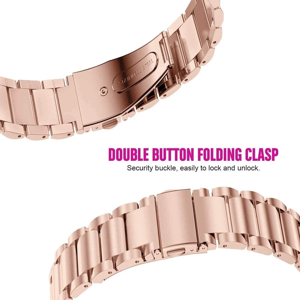 Strap-it Strap-it Bracelet acier Withings ScanWatch 2 - 38mm (or rose) Strap-it Strap-it Bracelet acier Withings ScanWatch 2 - 38mm (or rose)