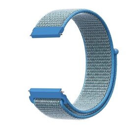 Strap-it Bracelet nylon Withings ScanWatch Light (bleu)