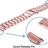 Strap-it Strap-it Bracelet acier Withings Steel HR - 36mm (rose) Strap-it Strap-it Bracelet acier Withings Steel HR - 36mm (rose)