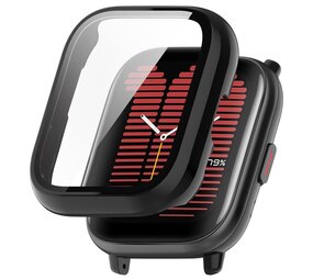 Strap-it Coque rigide avec verre Amazfit Active (noir)