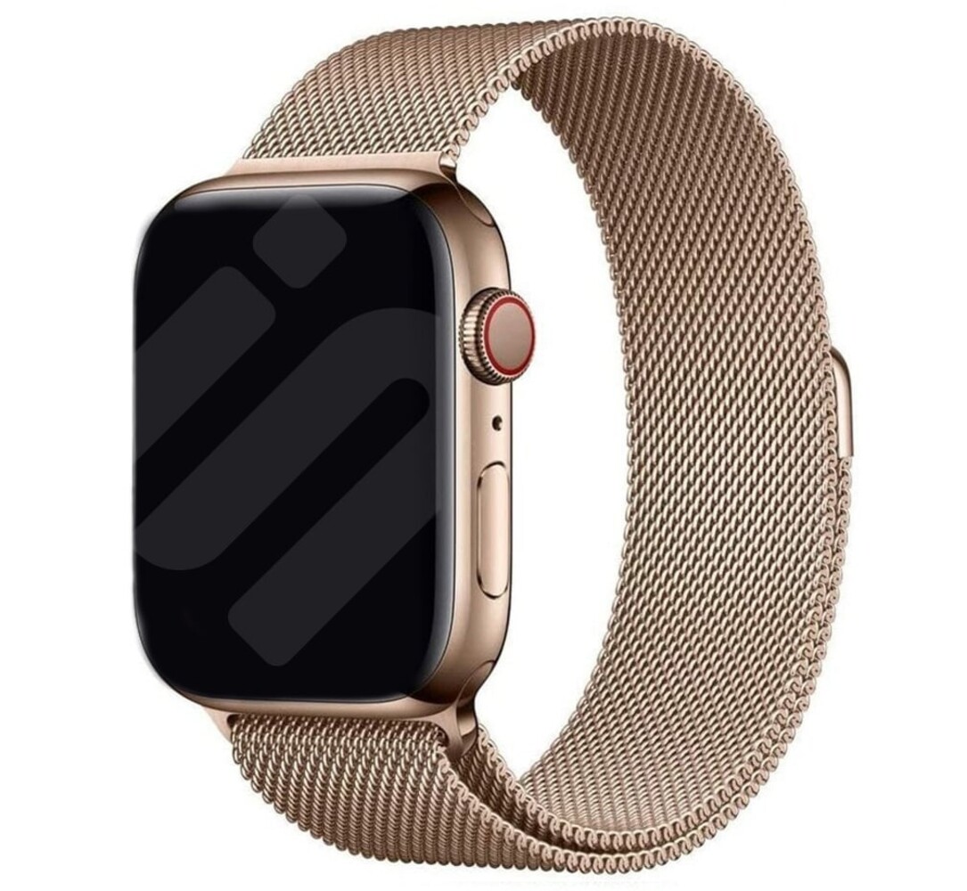 Strap-it Strap-it Bracelet Milanais Apple Watch (or rose)