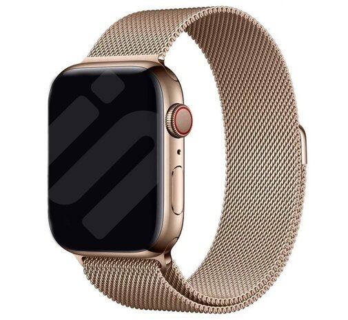 Strap-it Strap-it Bracelet Milanais Apple Watch (or rose)