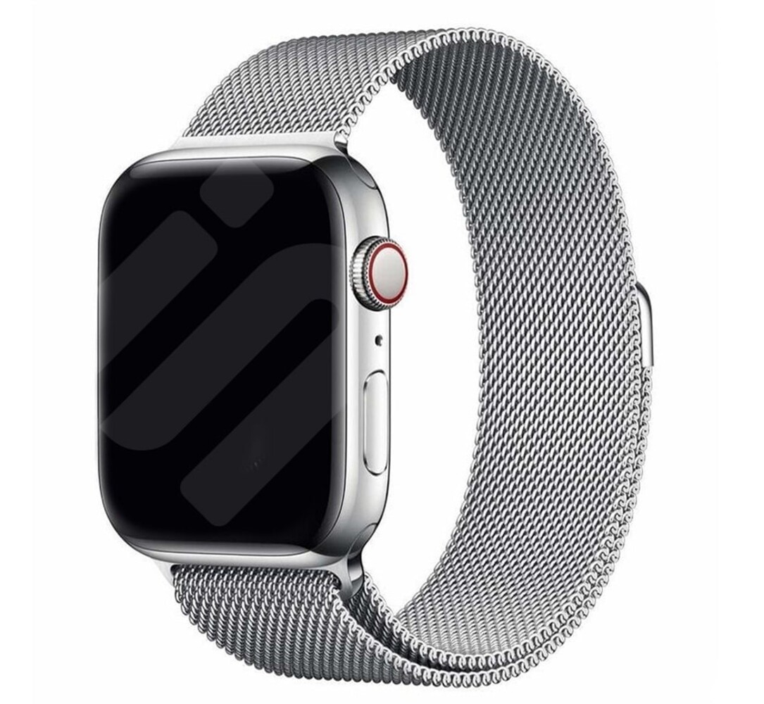 Strap-it Strap-it Bracelet Milanais Apple Watch (argent)