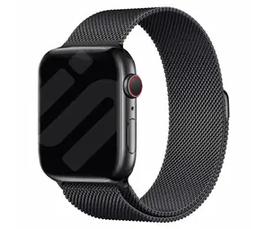 Strap-it Bracelet Milanais Apple Watch (noir) 