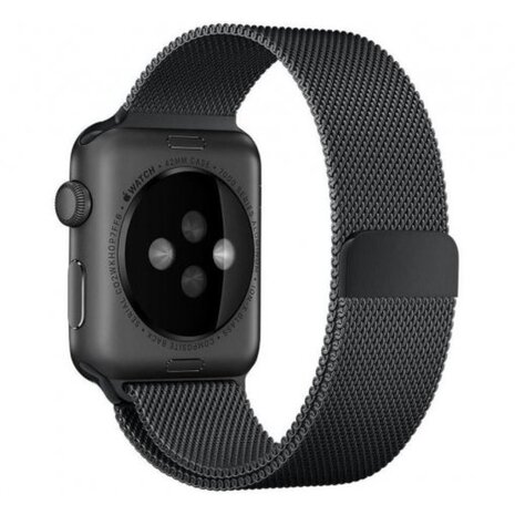 Strap-it Strap-it Bracelet Milanais Apple Watch (noir) Strap-it Strap-it Bracelet Milanais Apple Watch (noir)