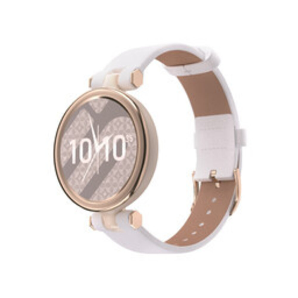 Strap-it© Strap-it Bracelet en cuir Garmin Lily (blanc)
