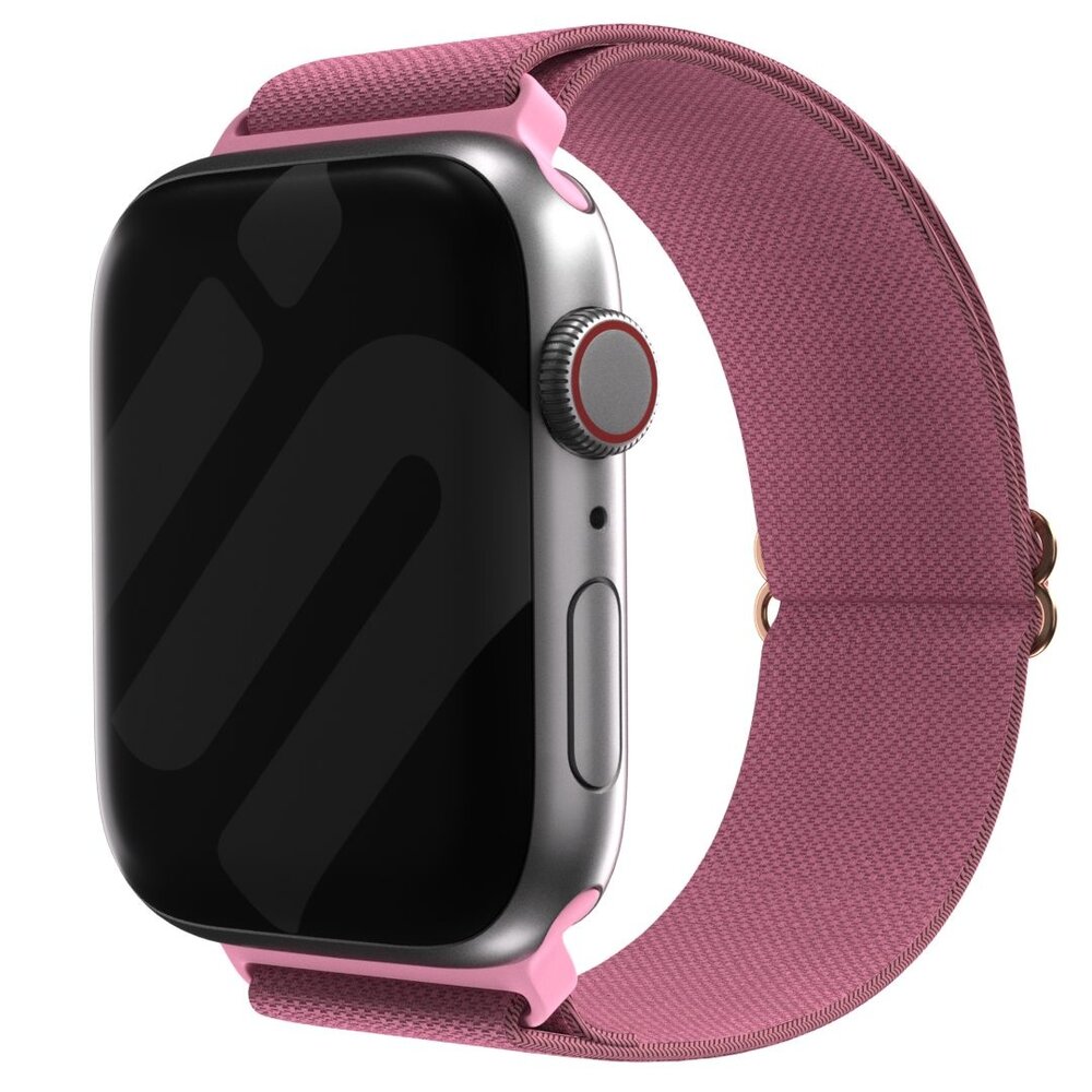 Strap-it Strap-it Bracelet élastique Apple Watch (rose pétant)