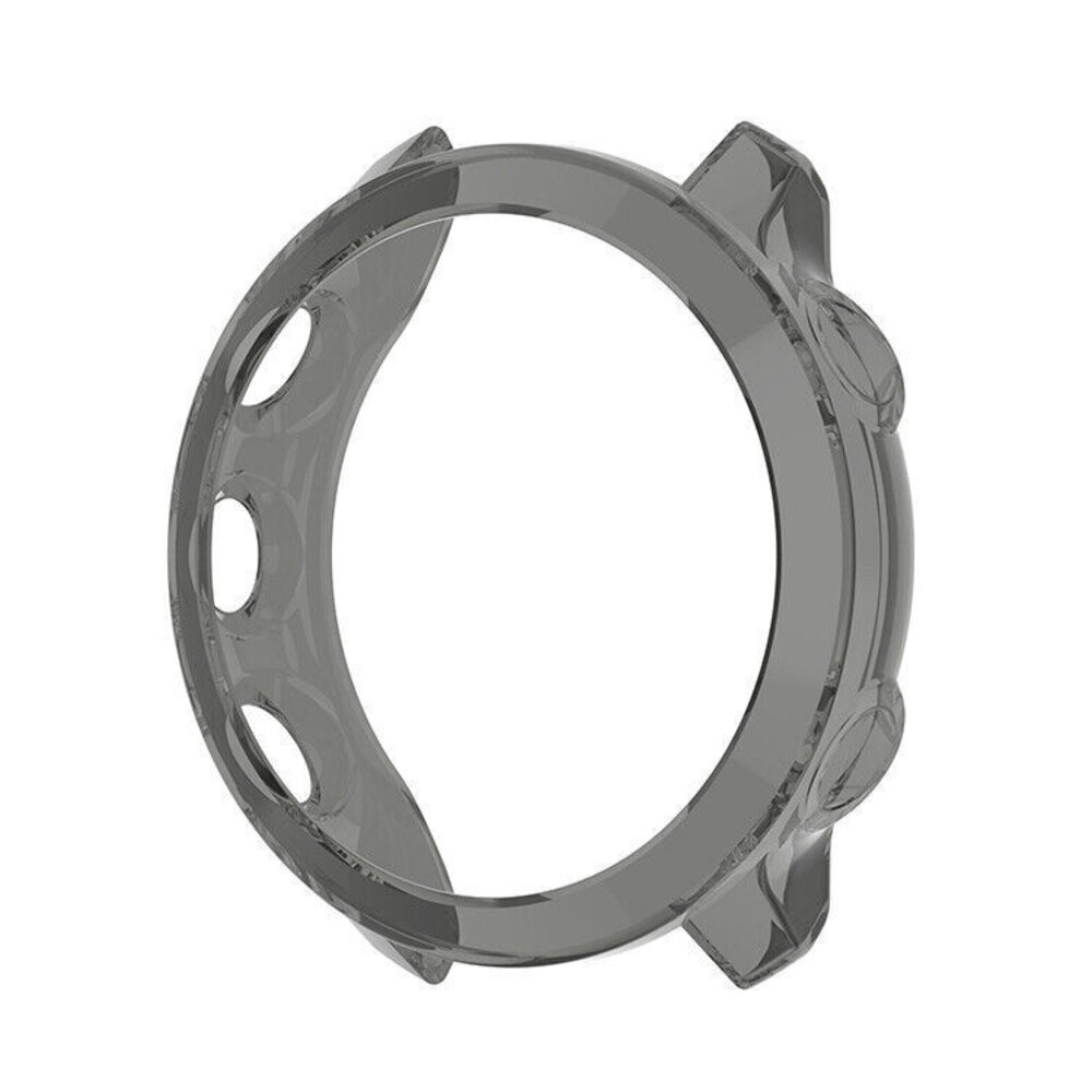 Strap-it Strap-it Coque de TPU Garmin Forerunner 55 (transparent-noir)