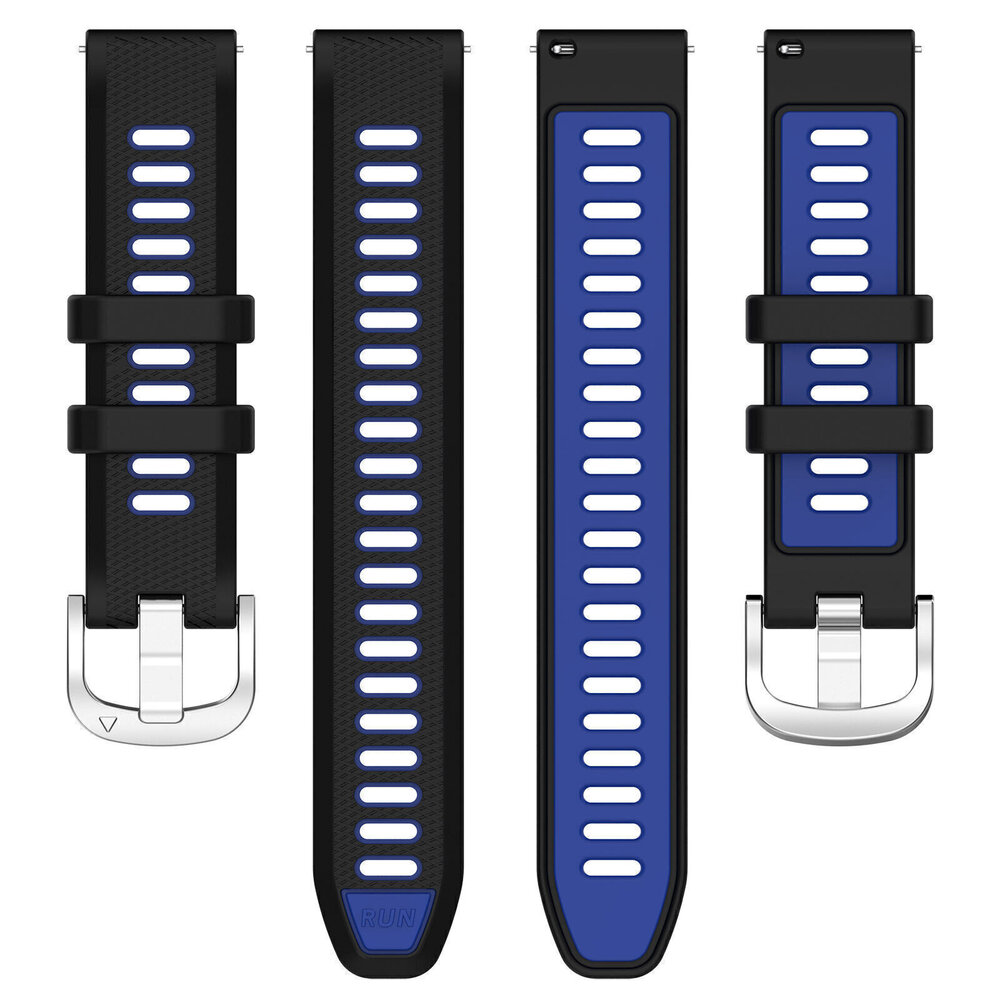 Strap-it Strap-it Bracelet sport á boucle Garmin Forerunner 165 (noir/bleu) Strap-it Strap-it Bracelet sport á boucle Garmin Forerunner 165 (noir/bleu)
