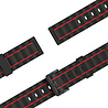 Bandz Bandz Bracelet sport rayé Xiaomi Watch S3 (noir/rouge) Bandz Bandz Bracelet sport rayé Xiaomi Watch S3 (noir/rouge)