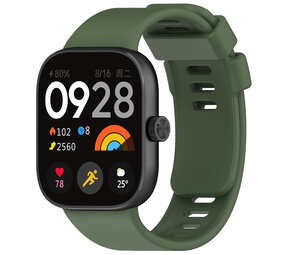 Strap-it Bracelet silicone Xiaomi Smart Band 8 Pro (vert foncé)