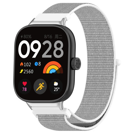 Strap-it Strap-it Bracelet nylon Xiaomi Smart Band 8 Pro (gris)