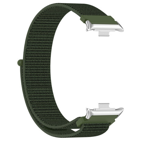Strap-it Strap-it Bracelet nylon Xiaomi Smart Band 8 Pro (vert armée)