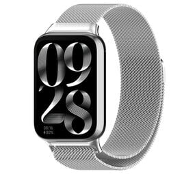 Strap-it Bracelet milanais Xiaomi Smart Band 8 Pro (argent)