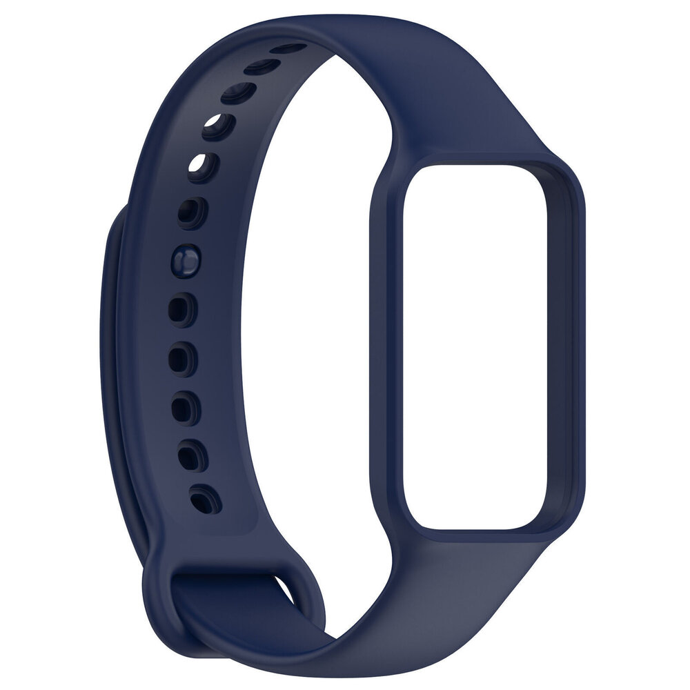 Strap-it Strap-it Bracelet TPU Xiaomi Smart Band 8 Active (bleu foncé)